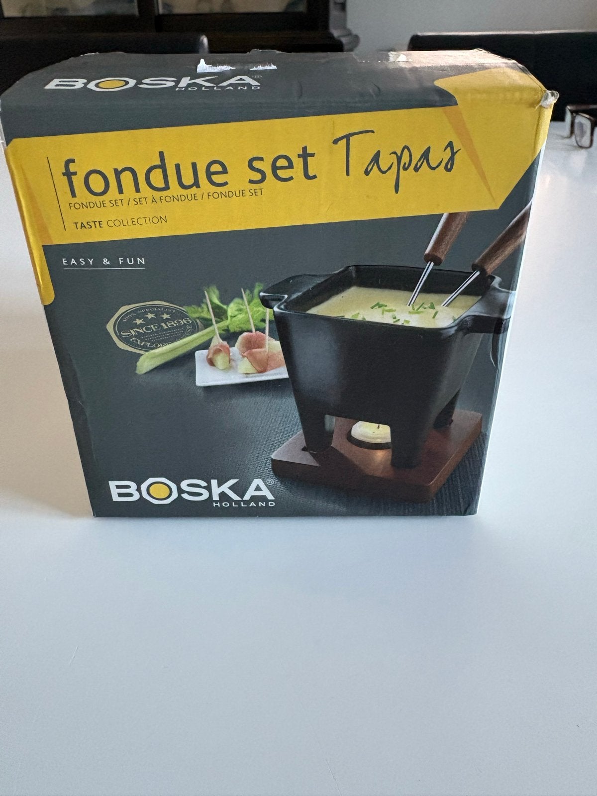 Boska Holland Fondue Set Tapas - Nieuw in verpakking, Witgoed en Apparatuur, Ophalen of Verzenden, Nieuw, Waxinelicht, Fondueset