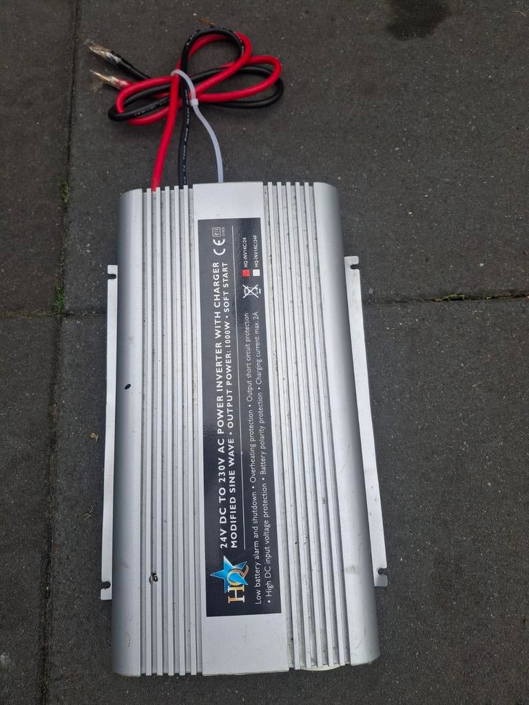 24V DC naar 230V AC Omvormer 1000W Modified Sinus, Ophalen, Gebruikt
