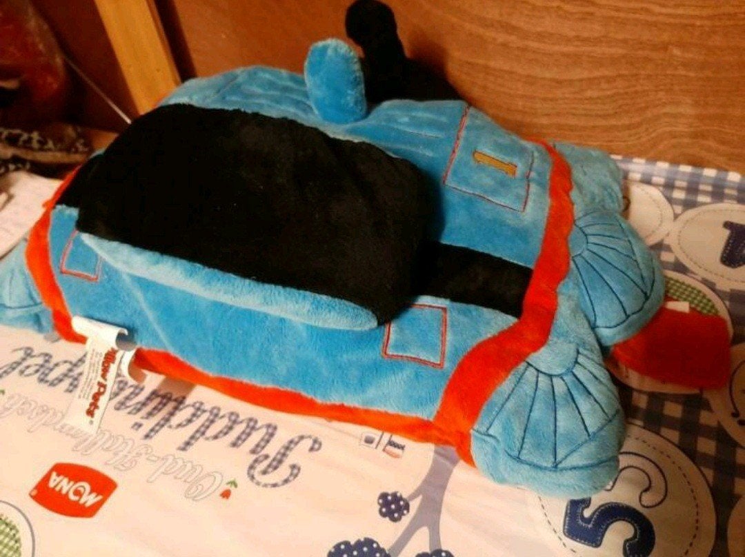 Thomas de trein pillow pet kussen 52 cm, Ophalen of Verzenden