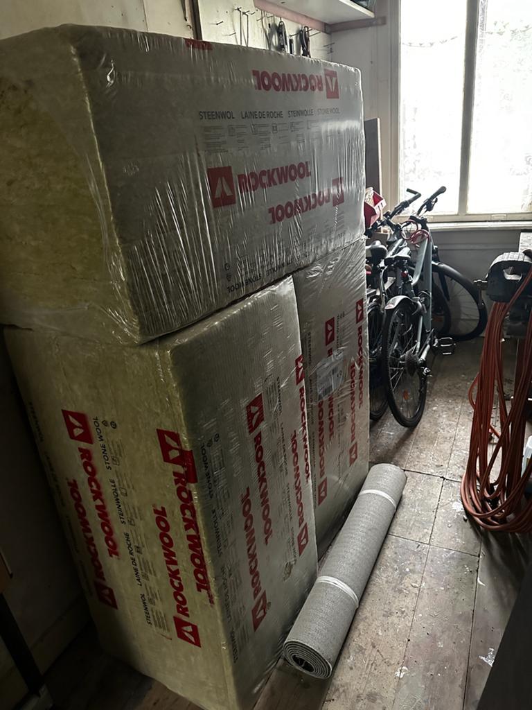 20m2+ Rockwool Rocksono Base 120x60x7cm, Ophalen, Dakisolatie, 4 tot 8 cm, Nieuw