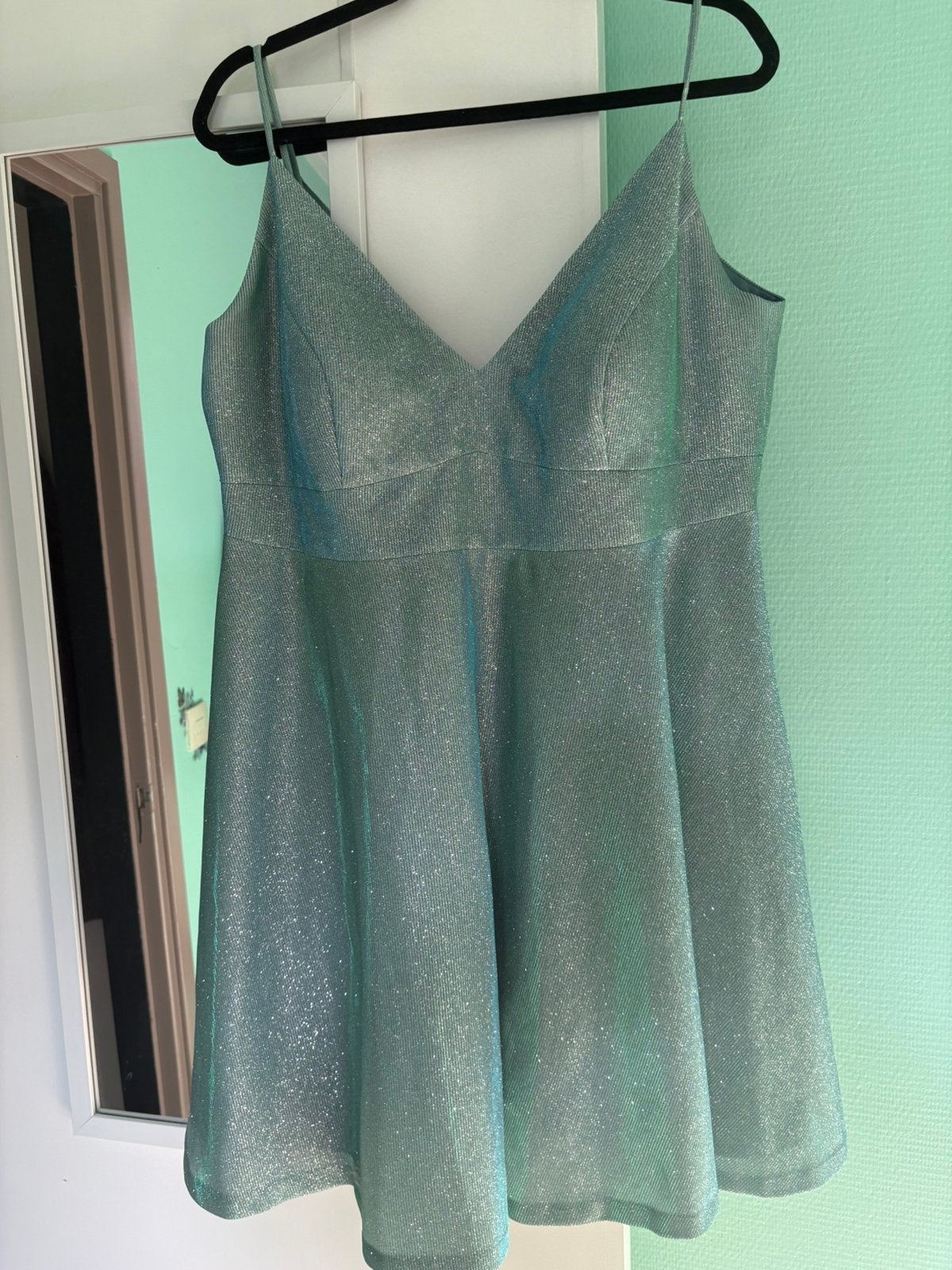 Jake’s cocktail jurk maat 48, Ophalen of Verzenden, Zo goed als nieuw, Maat 46/48 (XL) of groter, Blauw