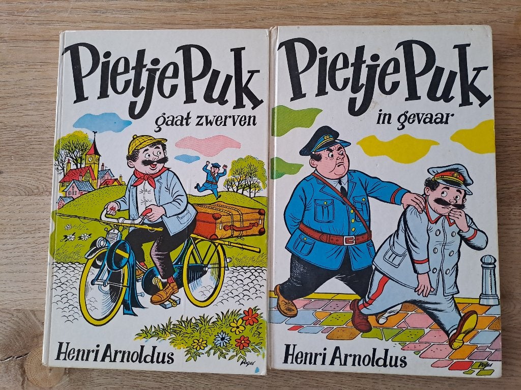 PIETJE PUK. 2 DELEN. DEEL 11 EN 12., Gelezen, Fictie algemeen, Henri Arnoldus, Ophalen of Verzenden