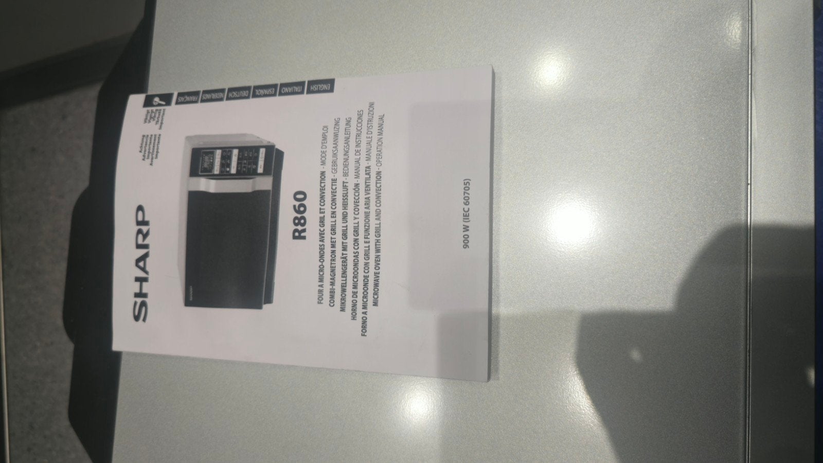 Sharp R860 Combimagnetron met Grill en Hete Lucht, Ophalen