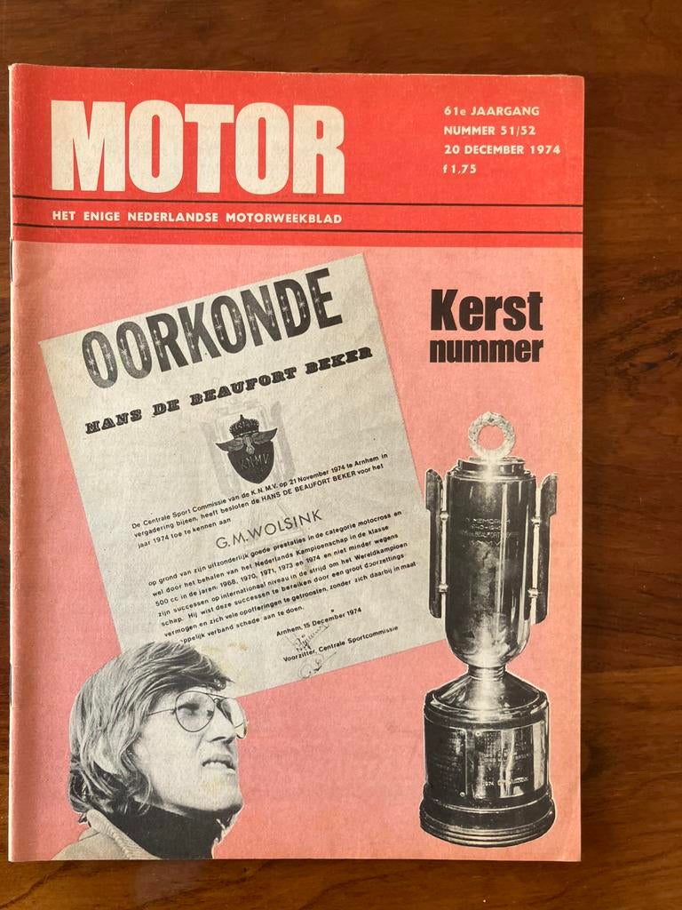 Weekblad motor 1974 montesa planeta, Boeken, Ophalen of Verzenden, Gelezen