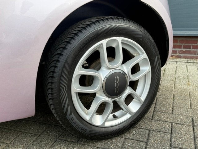Fiat 500 C 1.2 Lounge Cabrio *p-sens. *chroompack *APK nieuw, Auto's, Voorwielaandrijving, Euro 5, Cabriolet, Leder en Stof