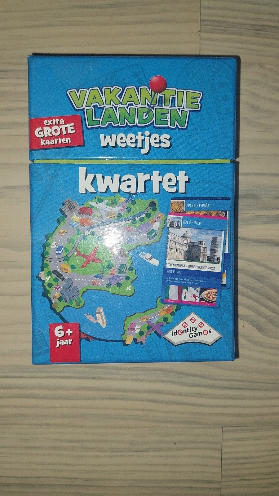 Vakantielanden weetjes kwartet, Verzamelen, Speelkaarten, Jokers en Kwartetten, Ophalen of Verzenden, Zo goed als nieuw, Kwartet(ten)