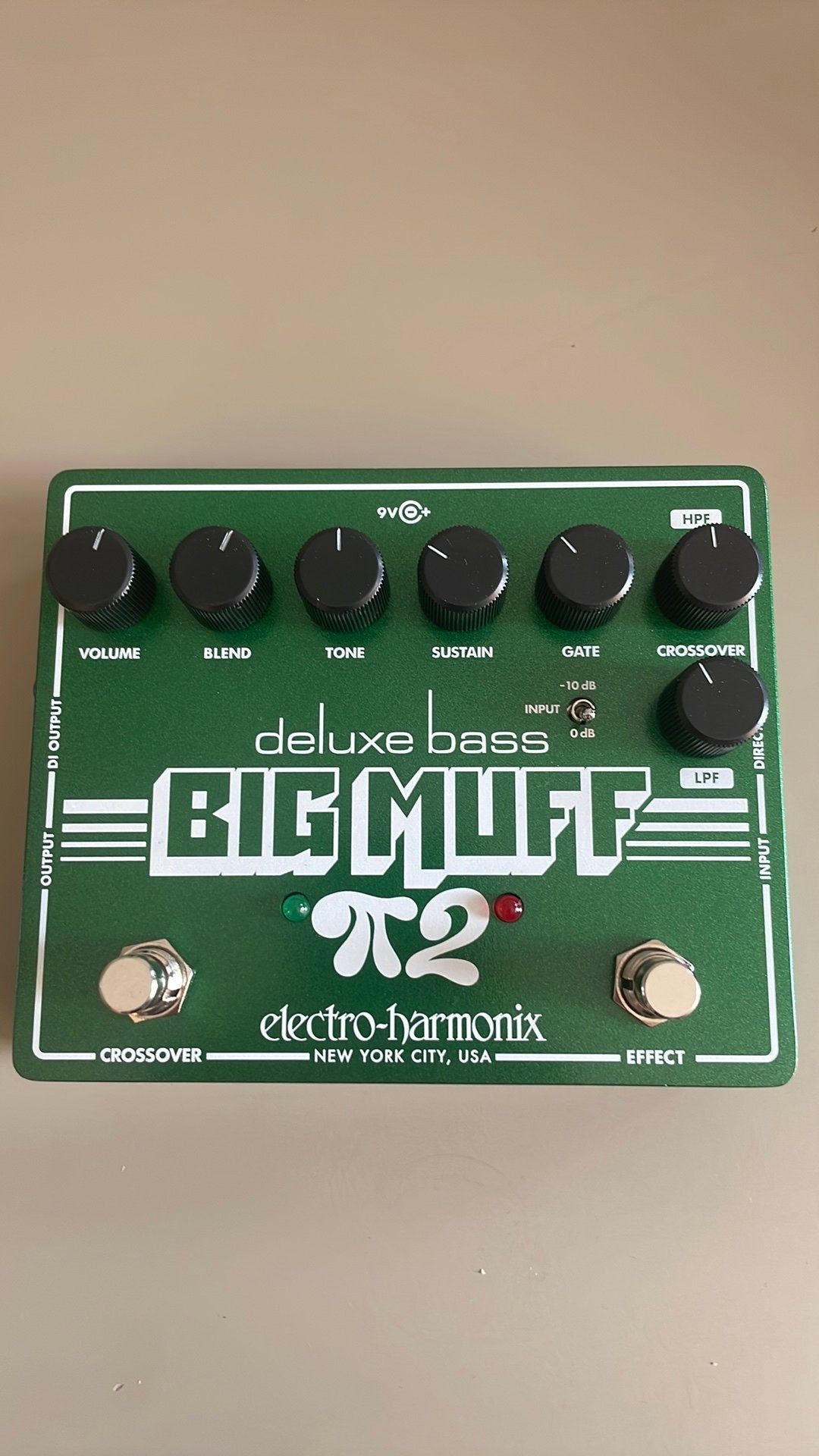 Deluxe Bass Big Muff Pi 2 - EHX bas effectpedaal, Muziek en Instrumenten, Effecten, Ophalen of Verzenden, Zo goed als nieuw, Distortion, Overdrive of Fuzz