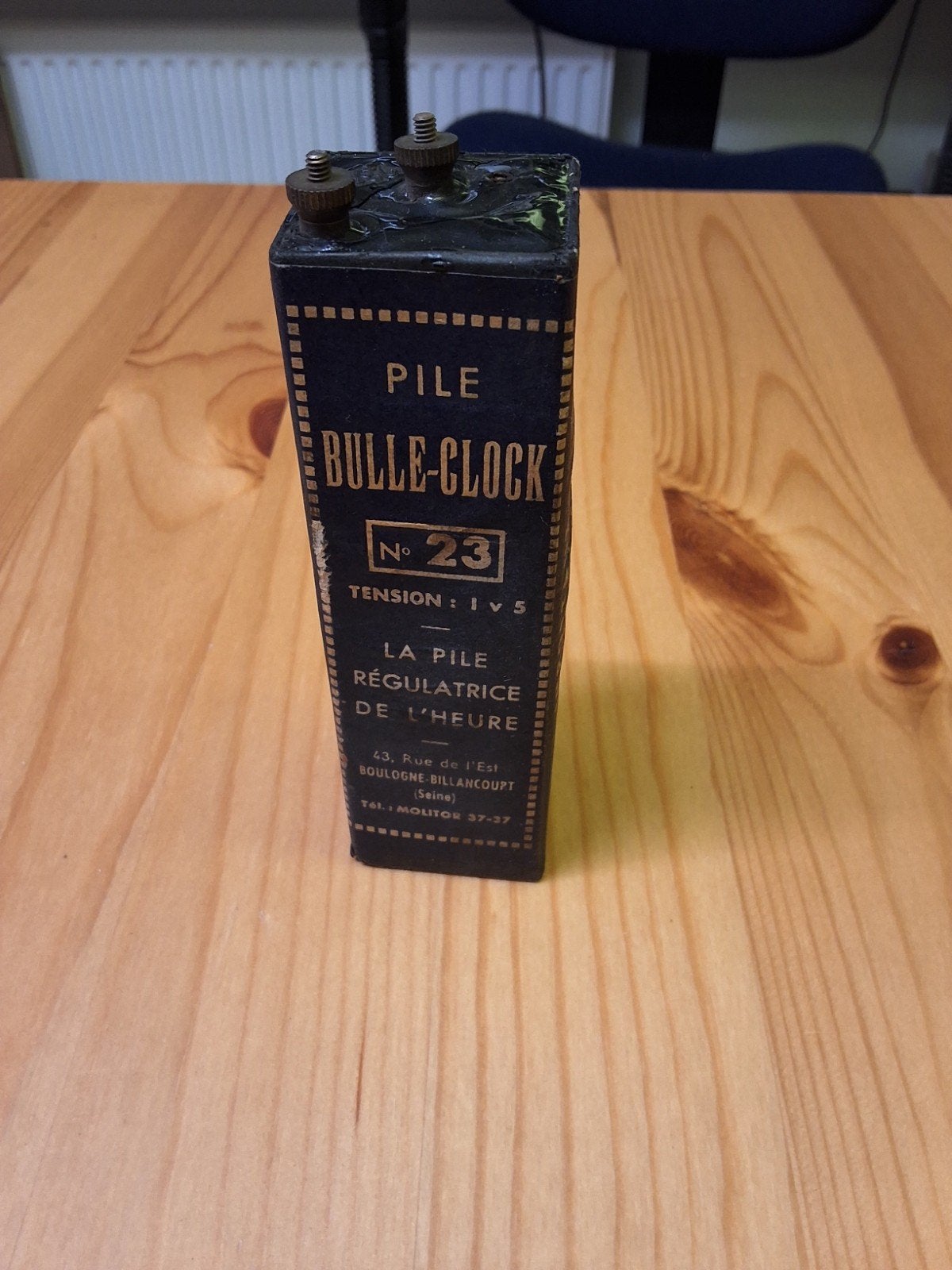 Originele Bulle Clock Batterij - Zeldzaam Verzamelobject, Ophalen of Verzenden
