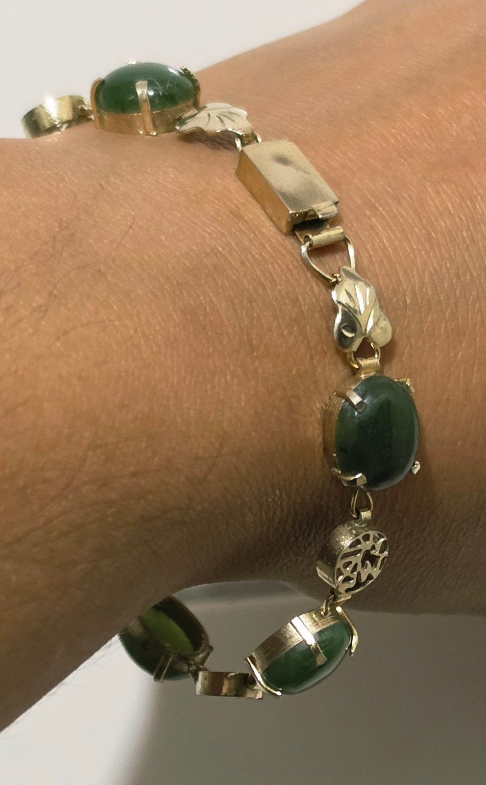 Chinese jade armband met geluk letters, Overige materialen, Ophalen of Verzenden, Zo goed als nieuw, Met edelsteen