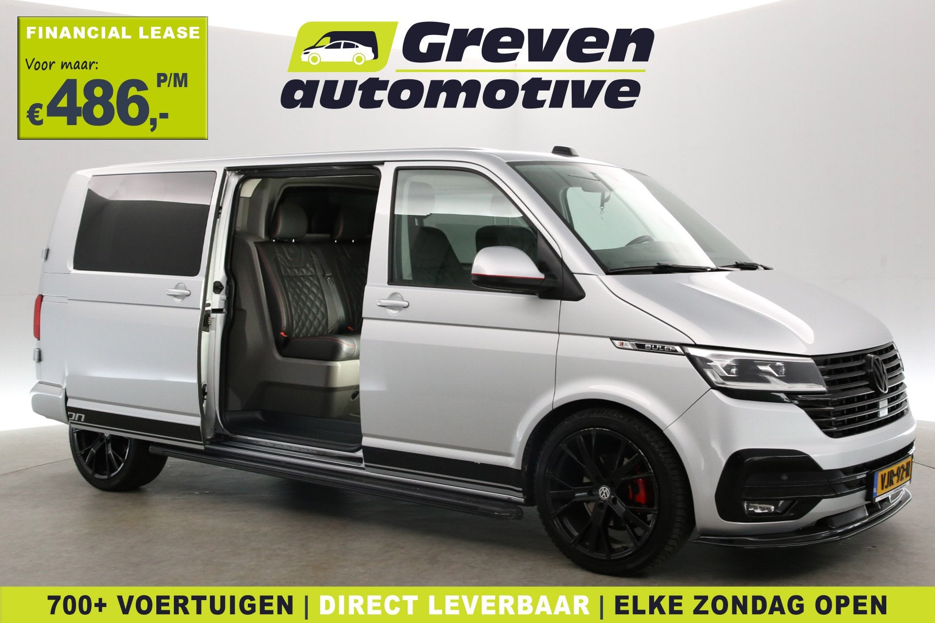 Volkswagen Transporter 2.0 TDI Bulli 150PK L2H1 | Dubbele Ca, Auto's, Gebruikt, Euro 6, 4 cilinders, 150 pk
