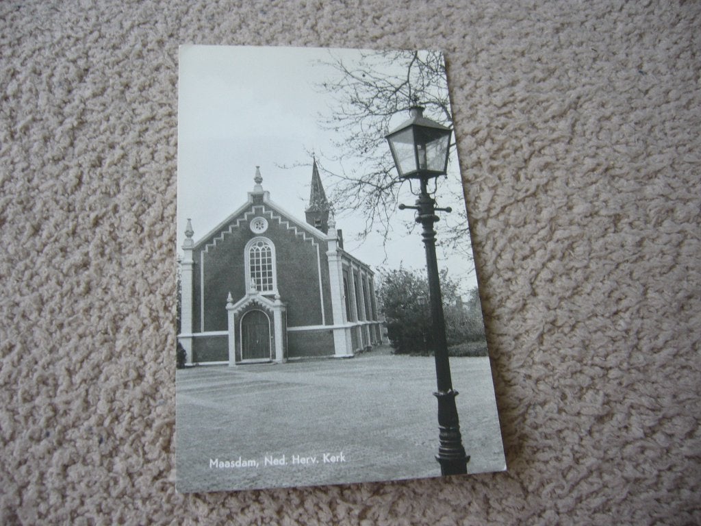 MAASDAM  =  NED HERV KERK, Ophalen of Verzenden, 1940 tot 1960, Ongelopen
