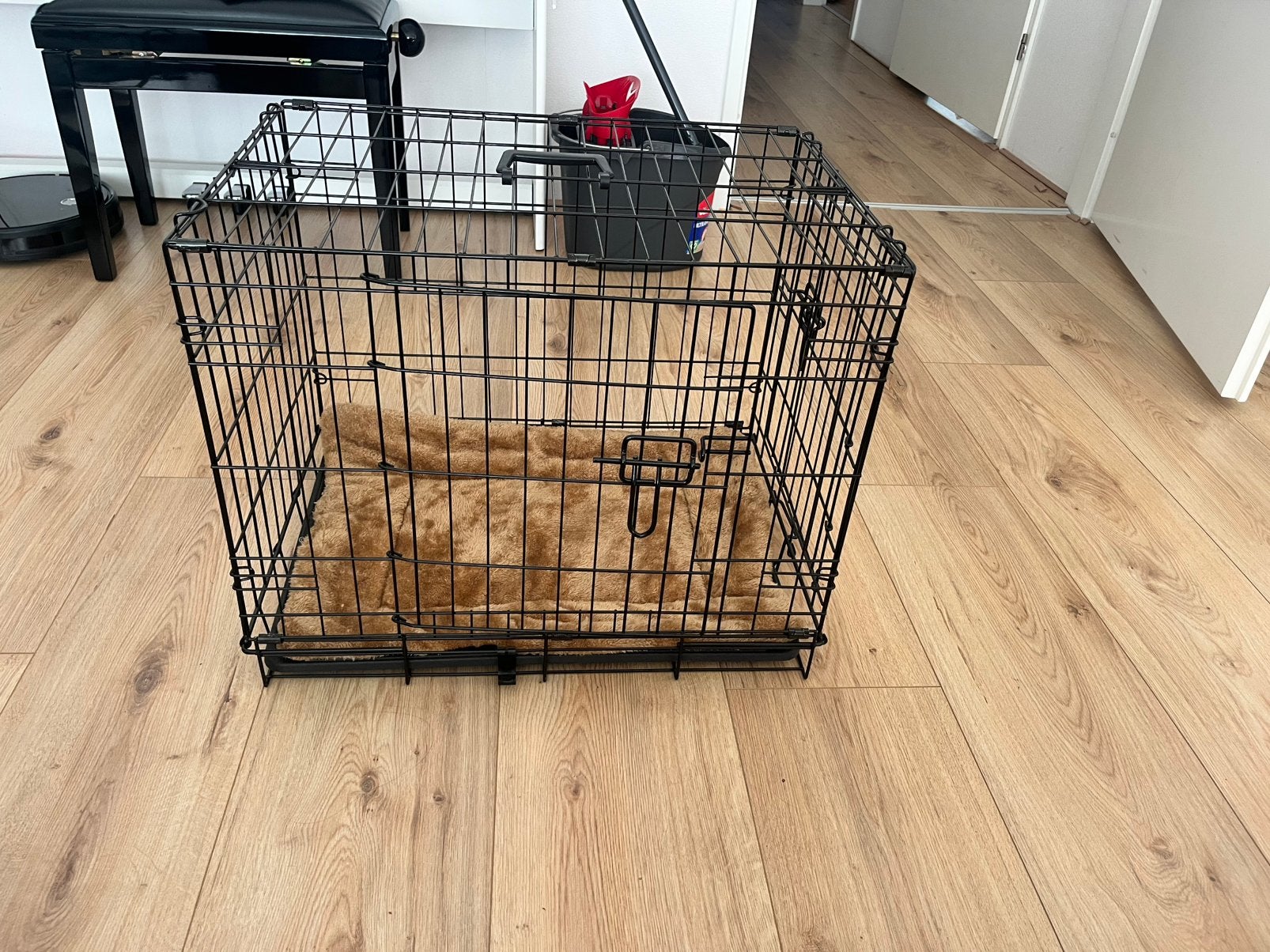 Hondenbench Opvouwbaar Incl kussen, 2 Deuren 61 x 43 x 48cm, Dieren en Toebehoren, Hondenhokken, Ophalen, Zo goed als nieuw, Minder dan 75 cm