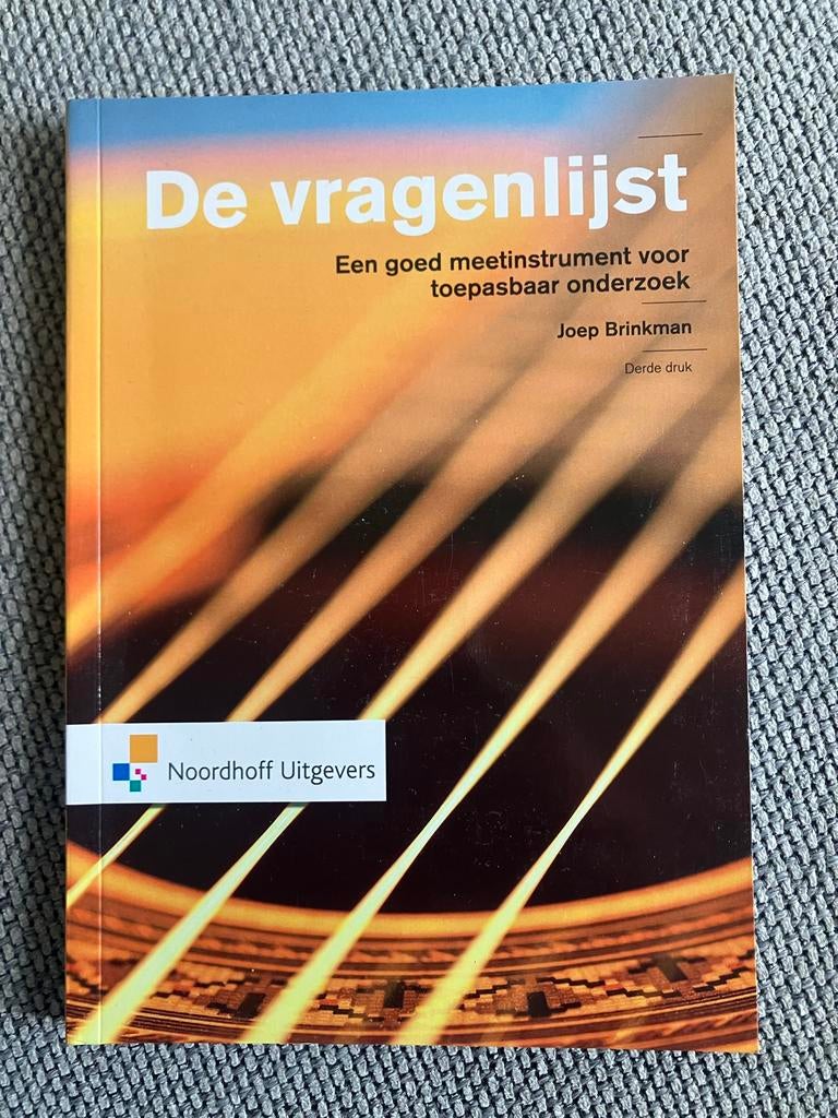 De vragenlijst - Joep Brinkman, Ophalen of Verzenden, Gamma, Gelezen, Niet van toepassing