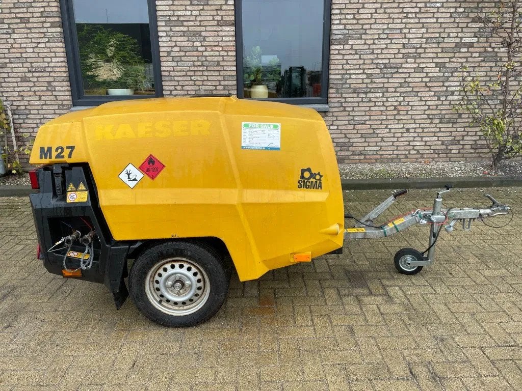 Kaeser M27 Kubota 2,7 m3 / min 7 Bar 18 kW Mobiele Silent Di, Ophalen of Verzenden