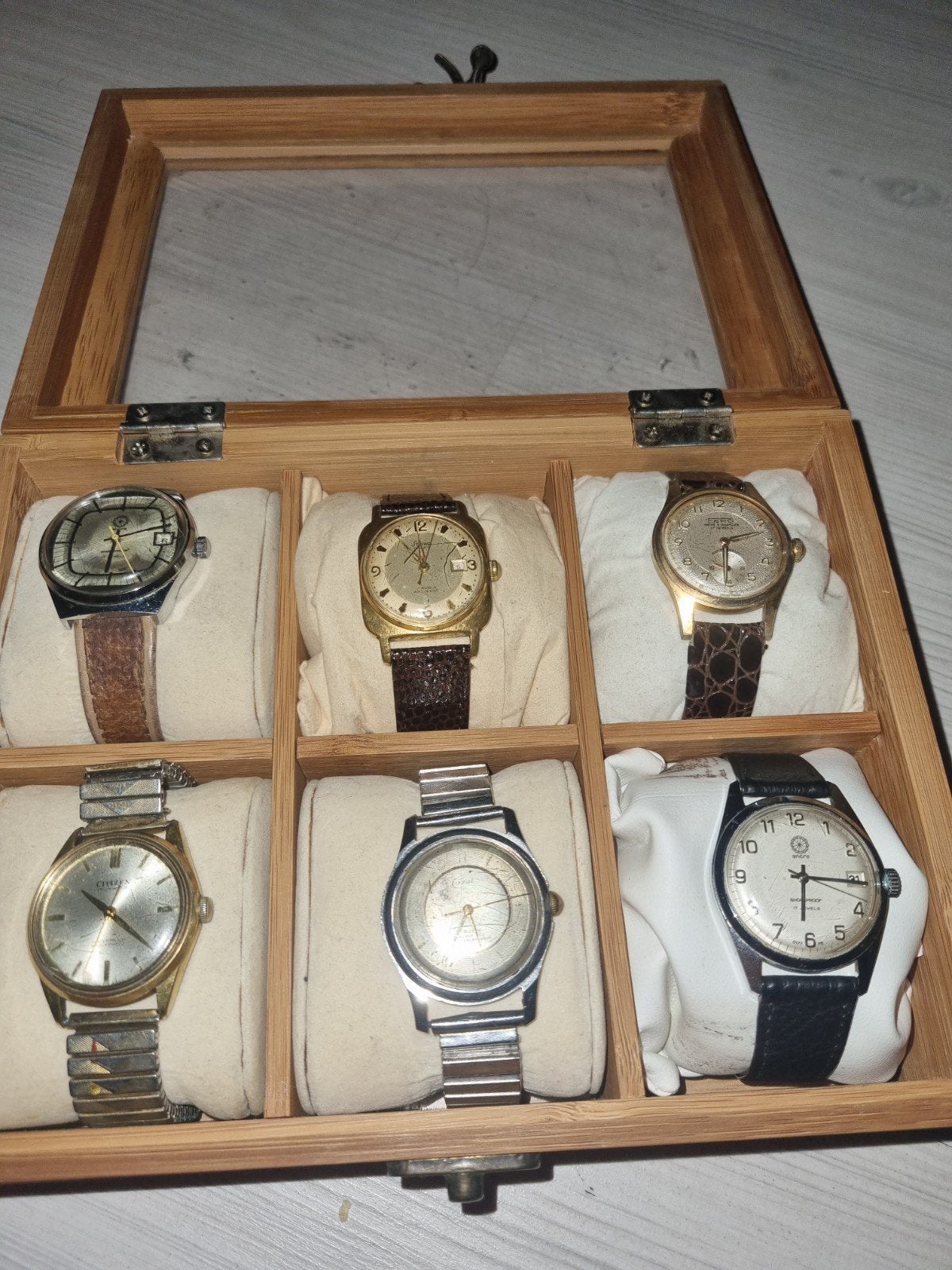 Vintage Horloges Collectie - Diverse Merken en Stijlen, Overige materialen, Met bandje, Ophalen of Verzenden, Onbekend