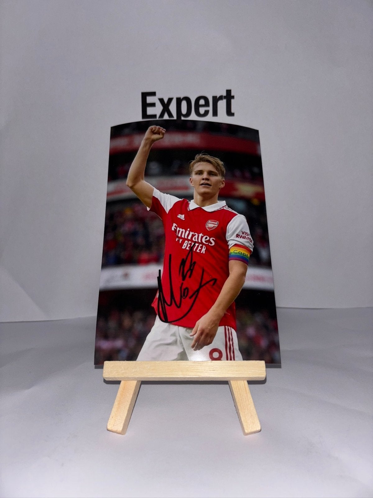 Ødegaard gesigneerde foto - arsenal, Ophalen of Verzenden, Nieuw, Buitenlandse clubs, Spelerskaart