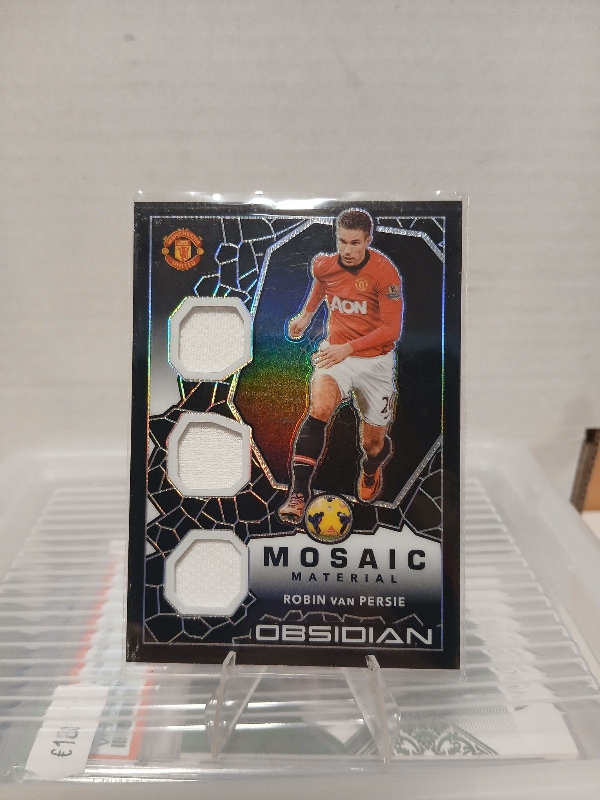 Panini Obsidian Robin van Persie Mosaic Material /149, Ophalen of Verzenden, Nieuw, Buitenlandse clubs, Spelerskaart
