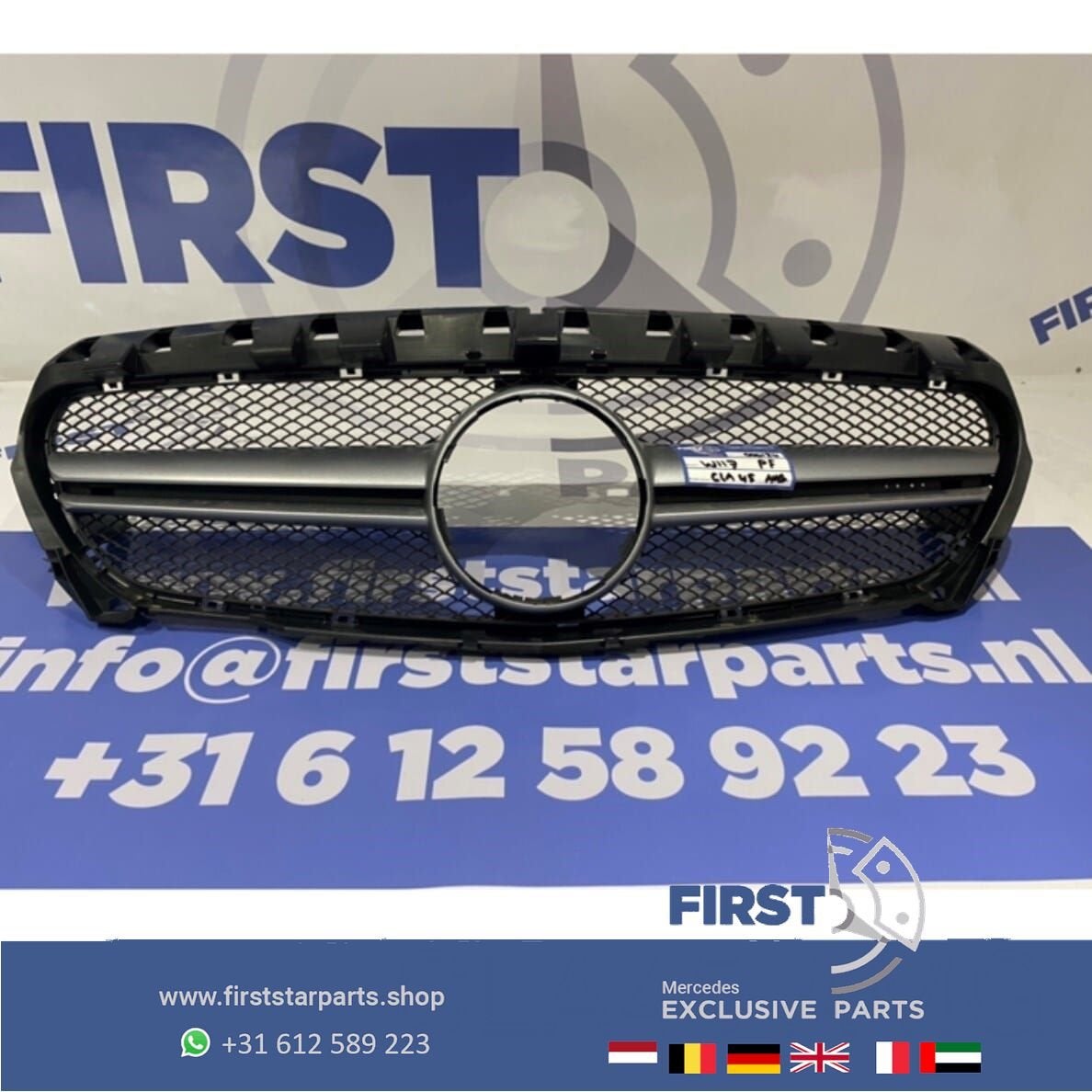 W117 C117 CLA 45 AMG GRIL origineel Mercedes CLA 2013-2016, Gebruikt, -, Ophalen of Verzenden, Bumper