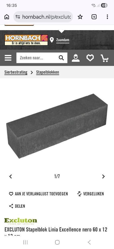 Betontegels, Ophalen, Gebruikt