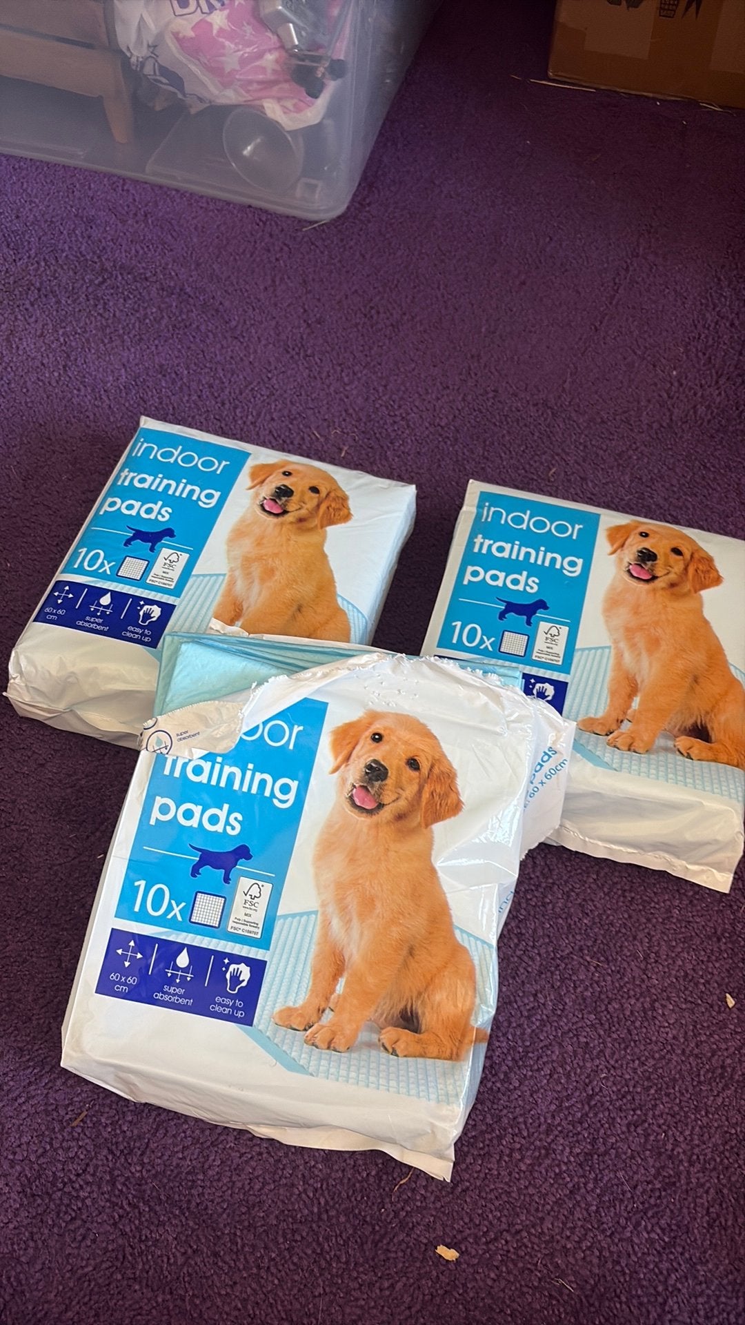 Puppy pads, Dieren en Toebehoren, Ophalen, Zo goed als nieuw