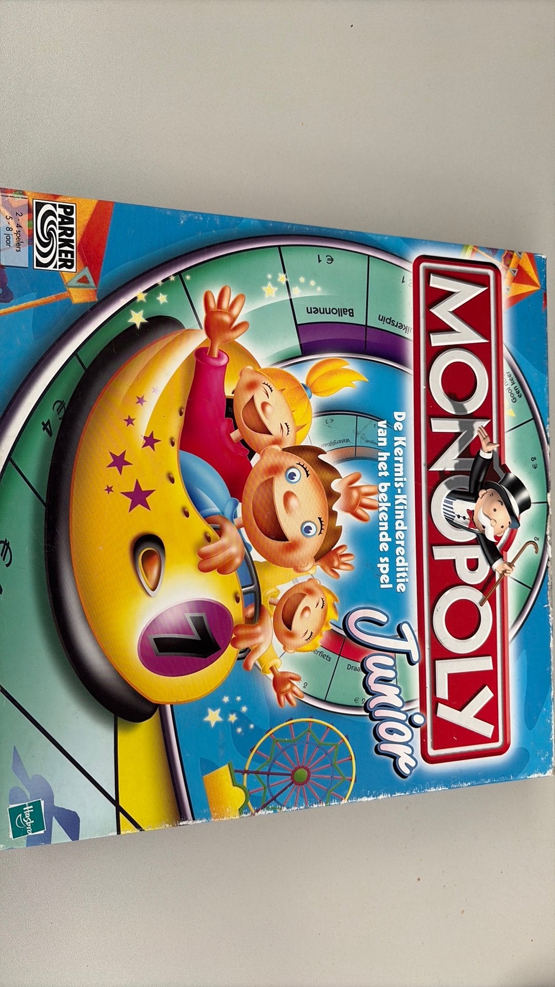 Monopoly junior de kermis kinder editie, Hobby en Vrije tijd, Gezelschapsspellen | Kaartspellen, Ophalen, Gebruikt