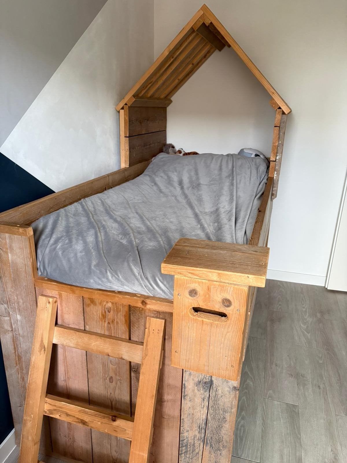 Kinderbed, Ophalen, 85 tot 100 cm, Gebruikt, Lattenbodem