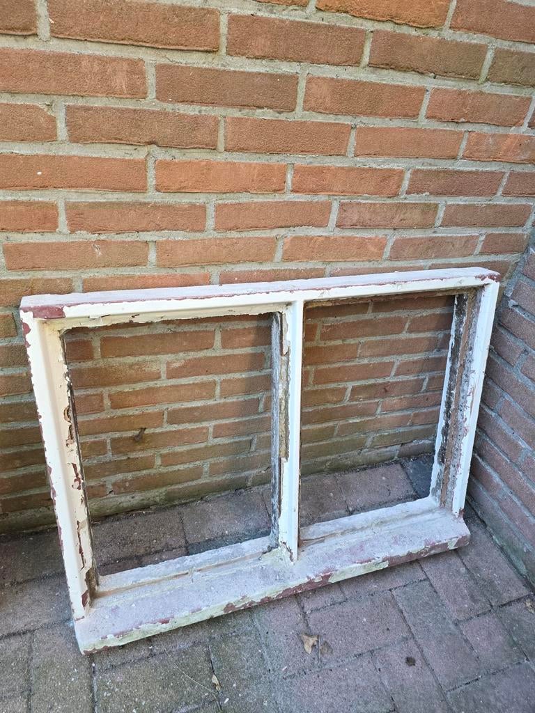Betonnen raamkozijn met dubbele opening, Doe-het-zelf en Verbouw, Glas en Ramen, Ophalen, Minder dan 80 cm, Gevelraam of Ruit