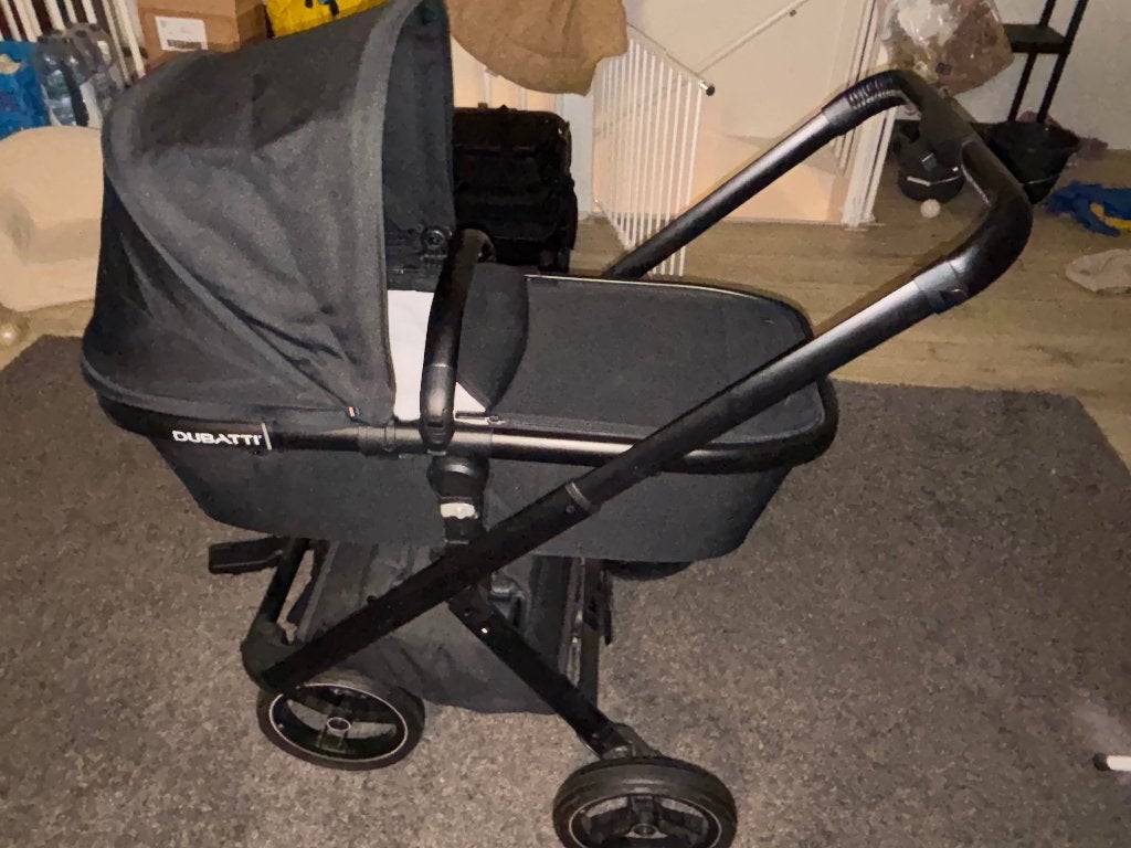 Dubatti one 2 in 1, Kinderen en Baby's, Kinderwagens en Combinaties, Gebruikt, Verstelbare duwstang, Combiwagen, Ophalen
