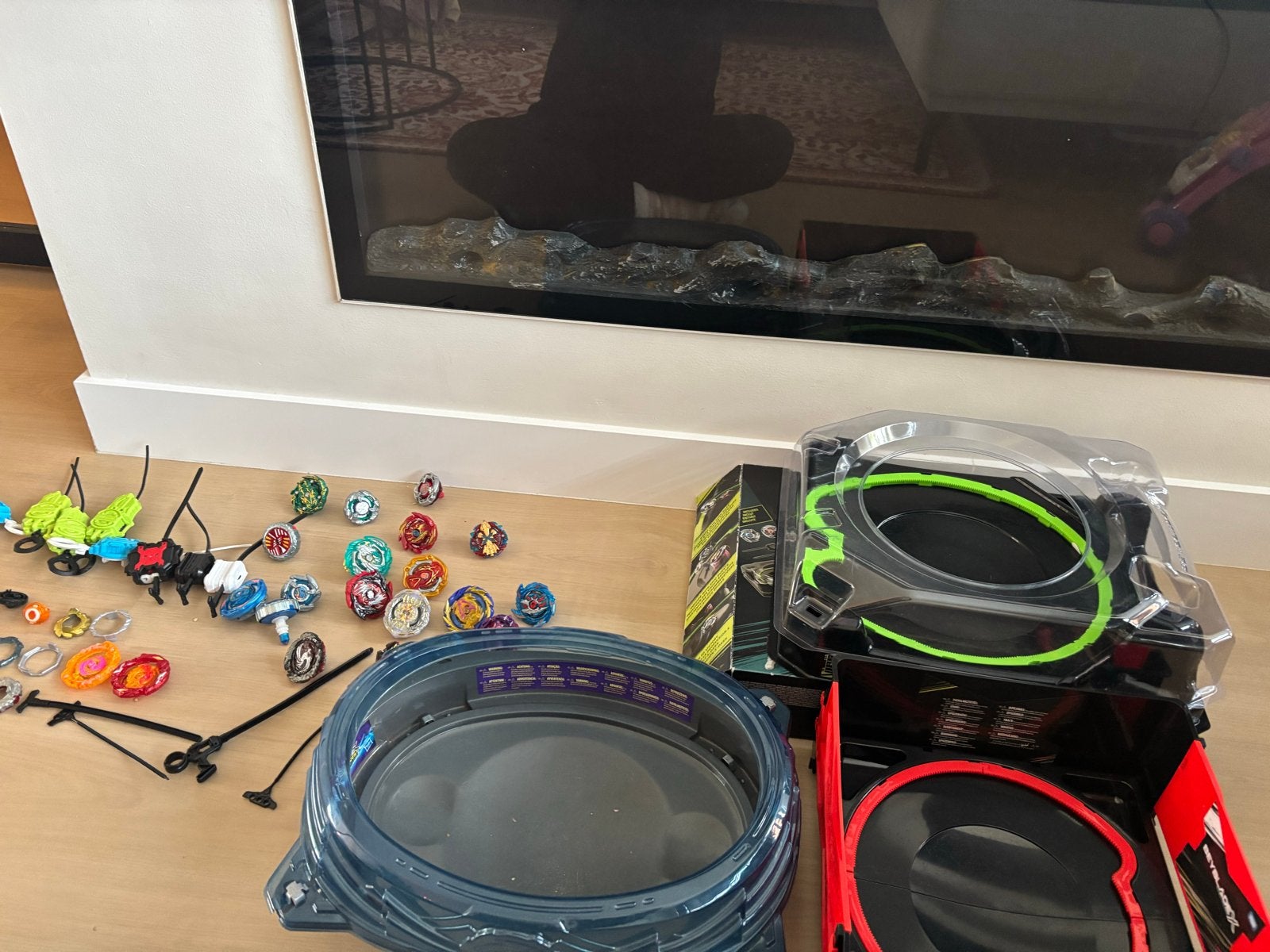 Beyblade X Battle Set met extra Beyblades en arena's, Ophalen of Verzenden, Gebruikt, Jongen of Meisje