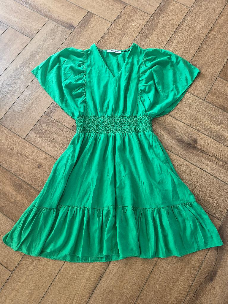 Super leuk groen jurkje van Co'Couture, maat S, Co'couture, Ophalen of Verzenden, Zo goed als nieuw, Maat 36 (S)