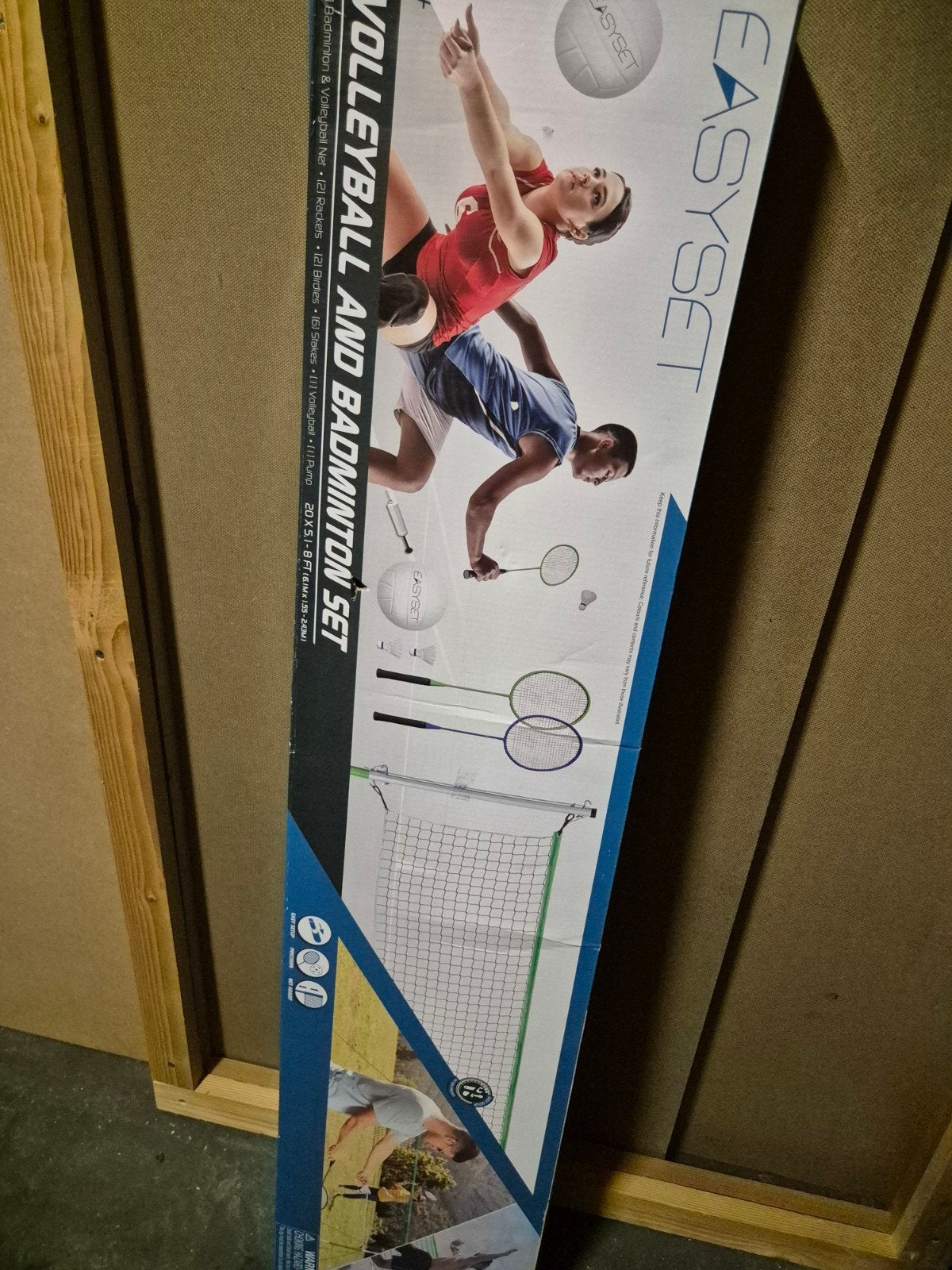 EasySet Volleybal en Badminton Set - Nieuw in doos, Ophalen of Verzenden, Nieuw, Overige typen