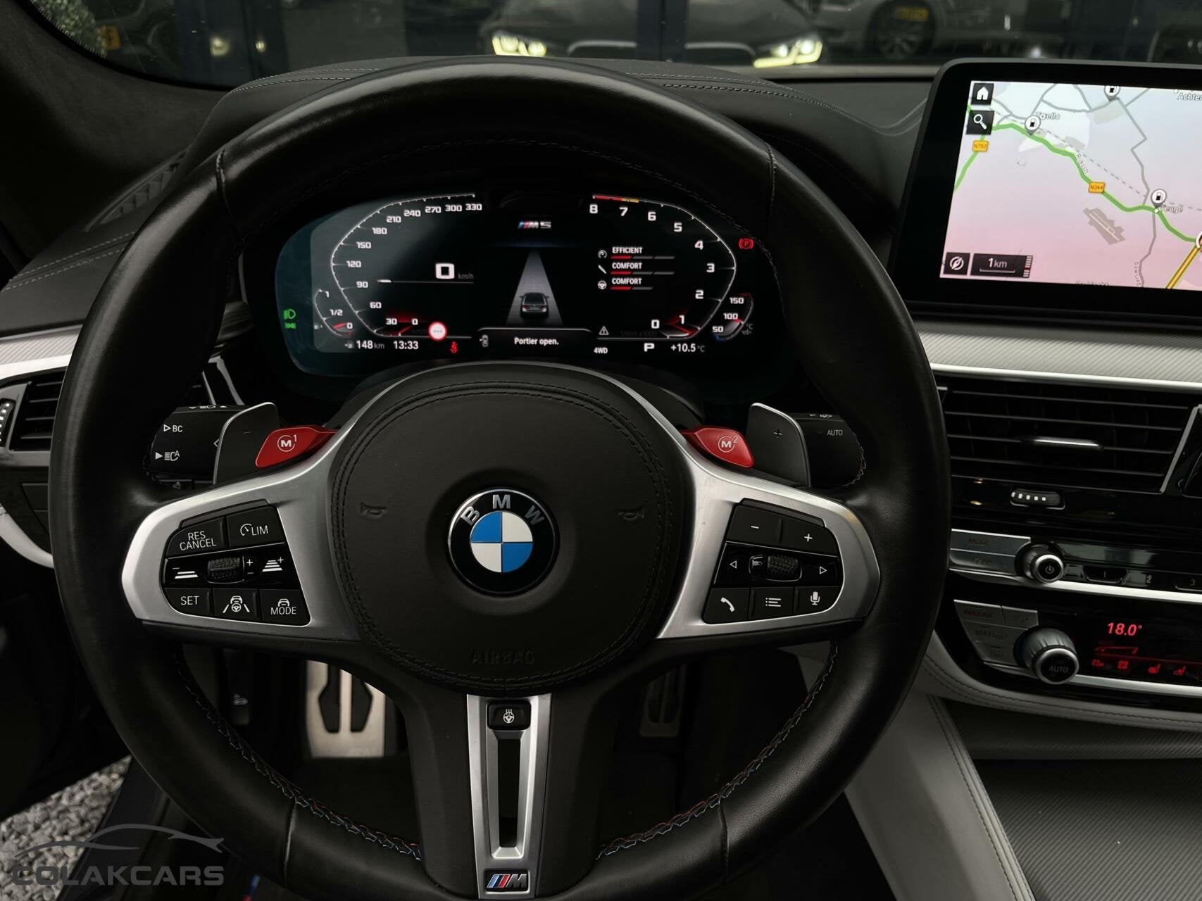BMW 5-serie M5 X Drive Vol Opties/Dak/ Head up 600PK Garanti, Automaat, Gebruikt, 8 cilinders, Leder