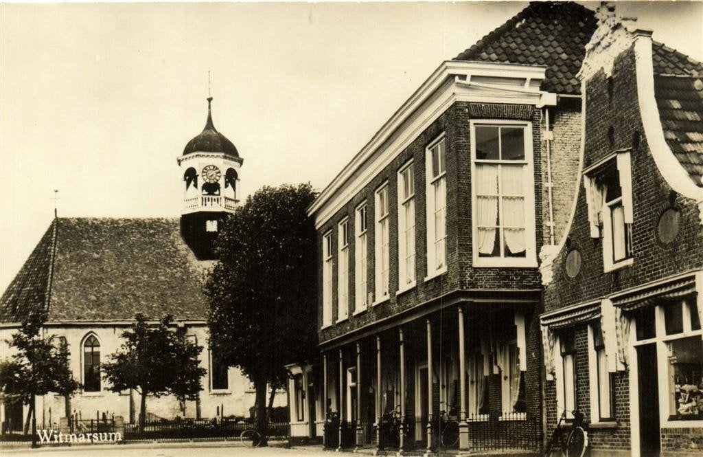 Witmarsum - dorpsgezicht - ongelopen, Verzenden, 1940 tot 1960, Ongelopen, Noord-Brabant
