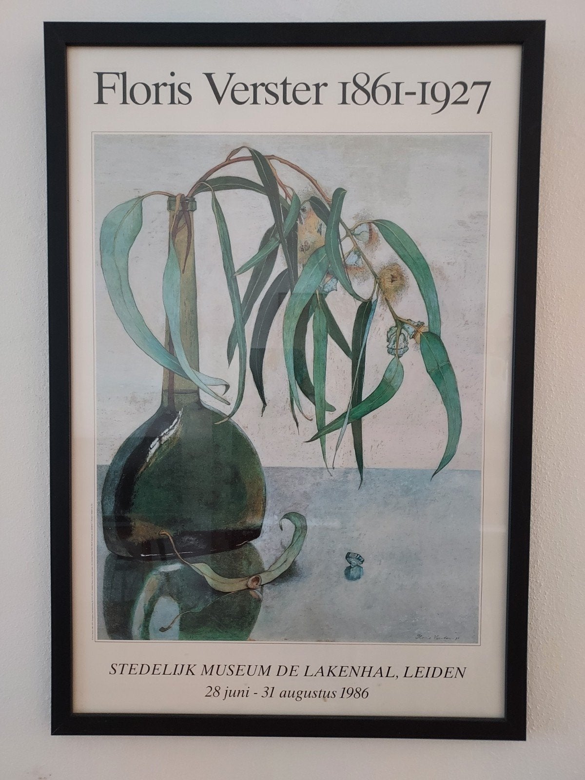 Floris Verster Poster - Stedelijk Museum De Lakenhal, Ophalen, Poster, Print/reproductie, Ingelijst