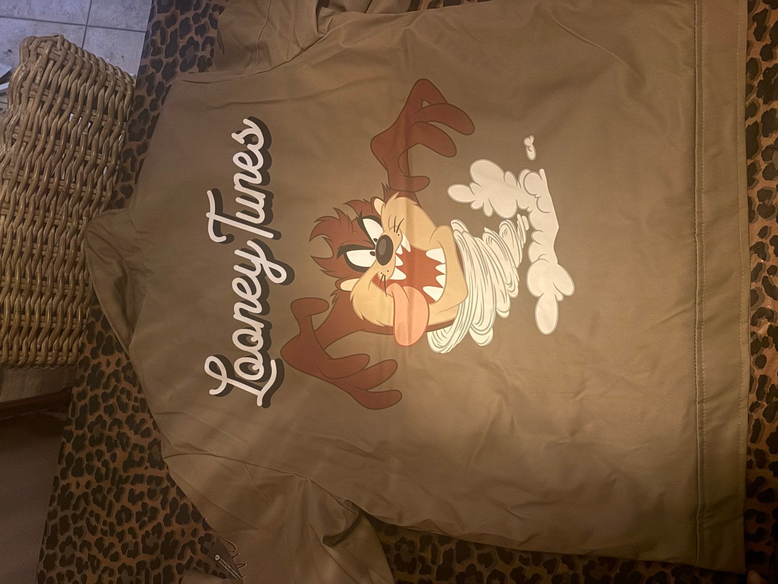 Members Only Looney Tunes jas - XL, Ophalen of Verzenden, Zo goed als nieuw, Maat 56/58 (XL), Bruin