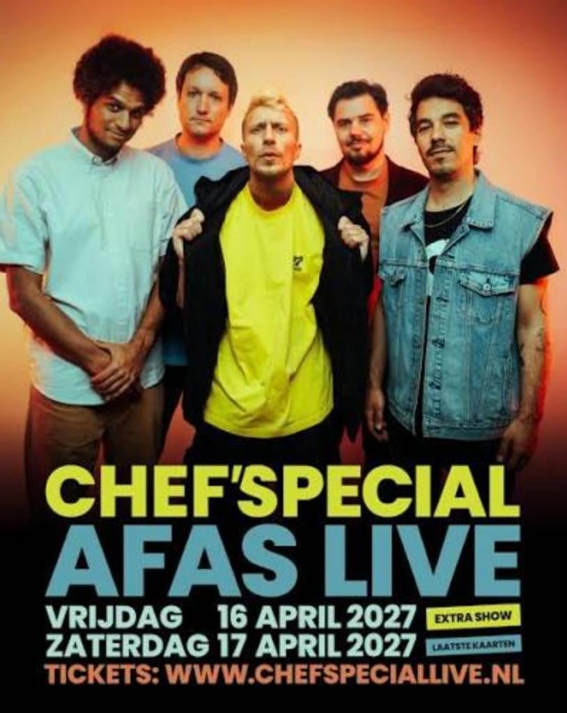 Chef Special AFAS 17 april, Tickets en Kaartjes, Twee personen, April