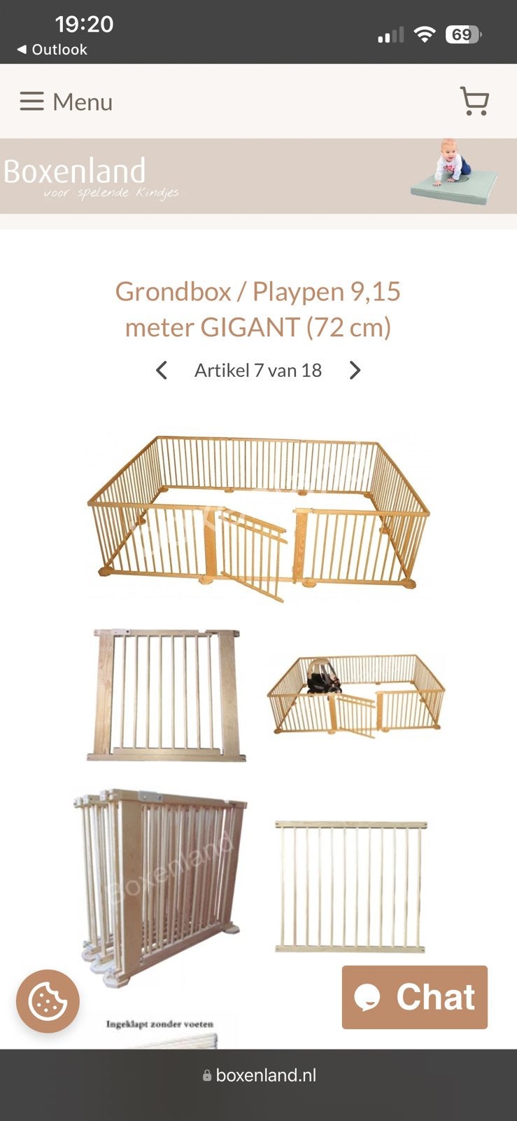 Grote grondbox / box, Ophalen of Verzenden, Zo goed als nieuw