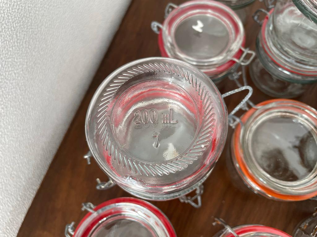 Glazen weckpotjes 200 ml van Xenos (24 stuks), Ophalen, Zo goed als nieuw