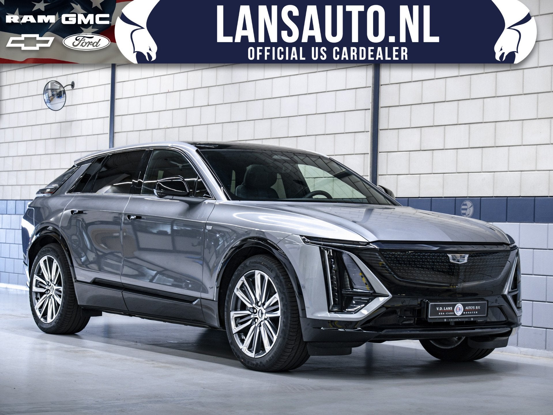 Cadillac Lyriq Sport 600 EV / Juniper Interior (bj 2025), Auto's, Gebruikt, Leder, 1588 kg, Blauw