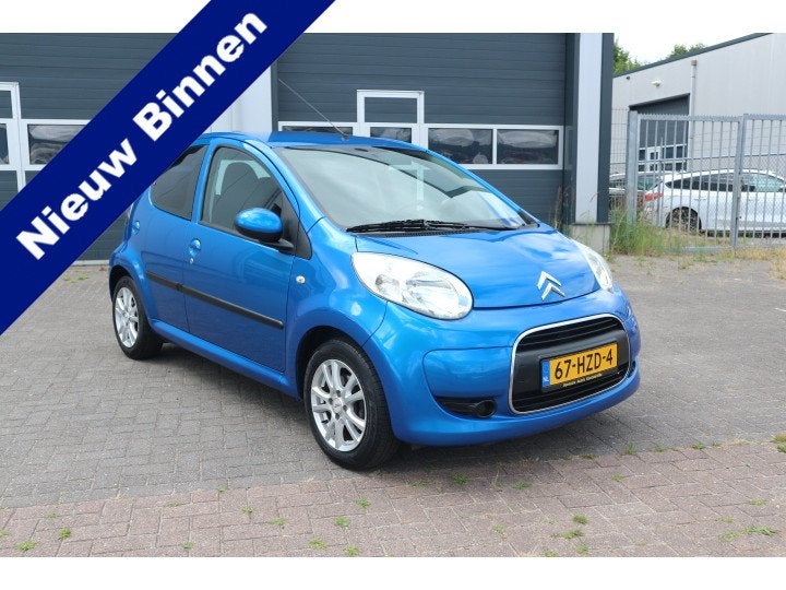 Citroën C1 1.0-12V Ambiance AIRCO (bj 2009), Auto's, Voorwielaandrijving, Zwart, C1, 68 pk