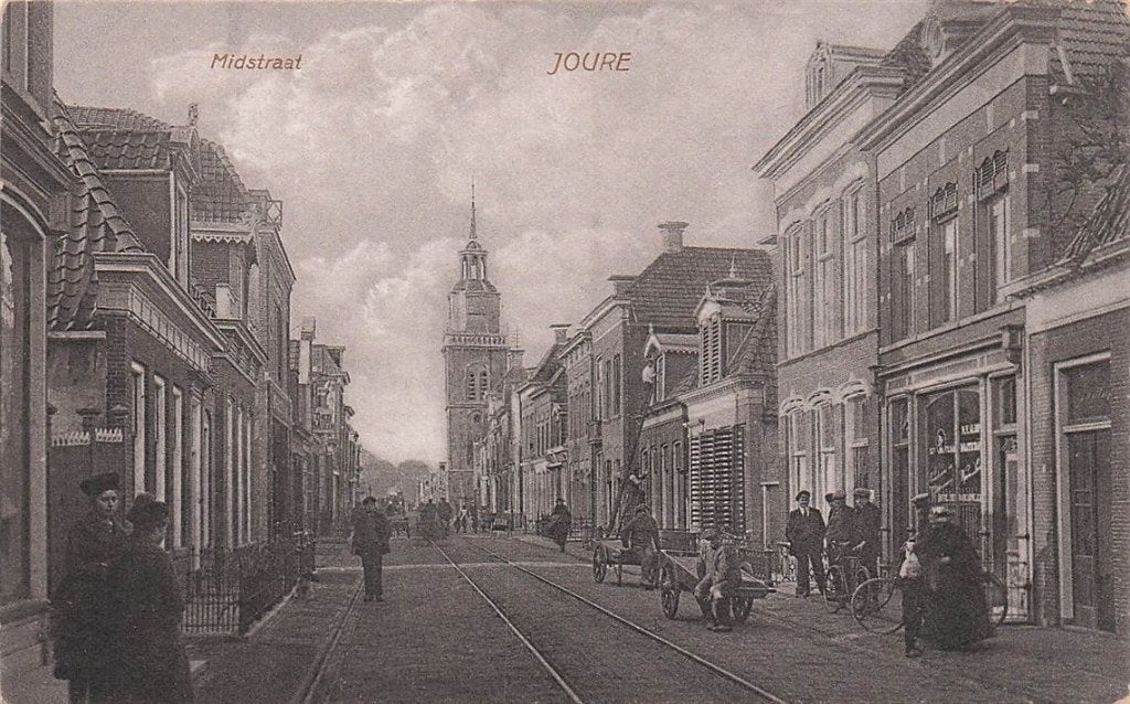 703-331-003 Midstraat Joure, Verzenden, Voor 1920, Friesland