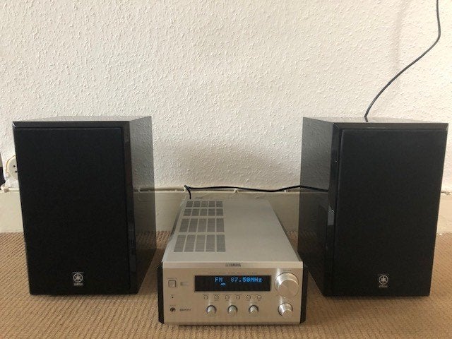 Yamaha CRX-E400 Receiver en NX-E400 Speakers, Ophalen of Verzenden, Gebruikt, 120 watt of meer, Yamaha