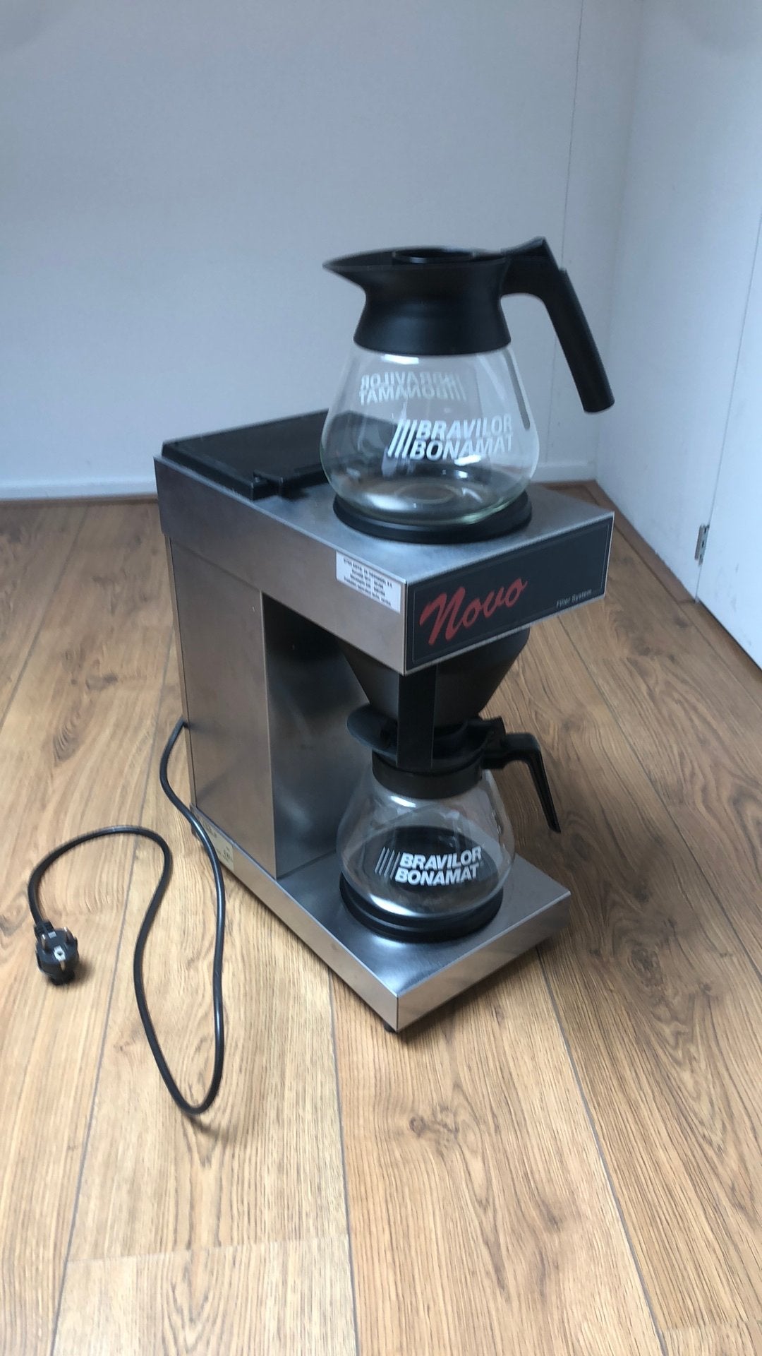 Bravilor Bonamat Novo Filter Koffiezetapparaat, Ophalen, Gebruikt, 10 kopjes of meer, Koffiemachine
