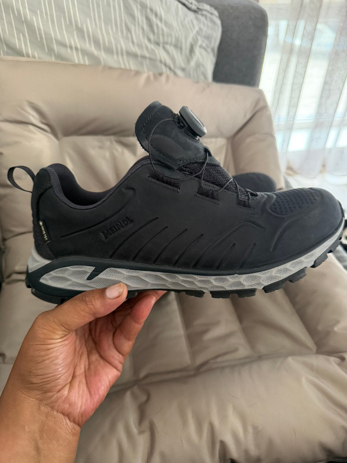 Meindl wandelschoenen mt 41 nieuw, Blauw, Nieuw, Wandelschoenen, Ophalen of Verzenden