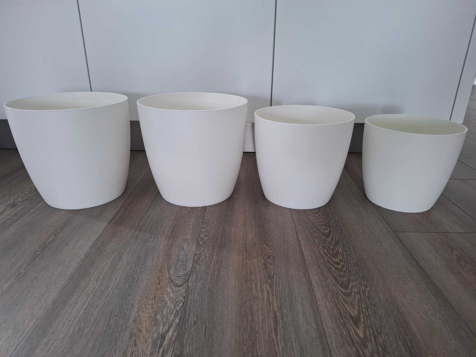 Elho Brussels bloempotten, Tuin en Terras, Bloempotten, Zo goed als nieuw, Kunststof, Binnen, Balkon, Tuin, Minder dan 40 cm, Minder dan 25 cm