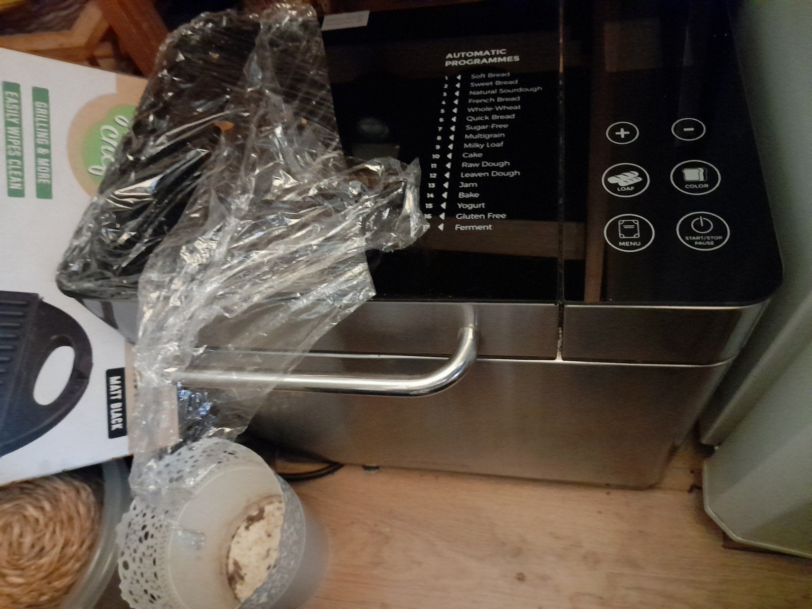 CREATE Ikohs Broodbakmachine Chef Bread - Zo goed als nieuw, Met timer, Kijkvenster, 800 tot 1200 gram deeg, Ophalen of Verzenden