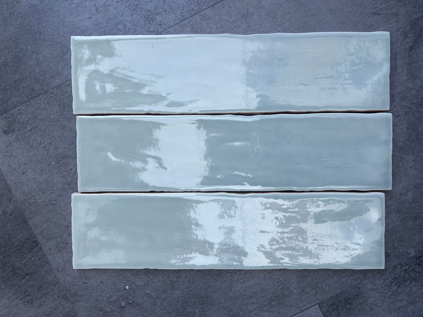 Handgemaakte rechthoek sade wandtegels, Ophalen, Zo goed als nieuw, Minder dan 5 m², 20 tot 40 cm