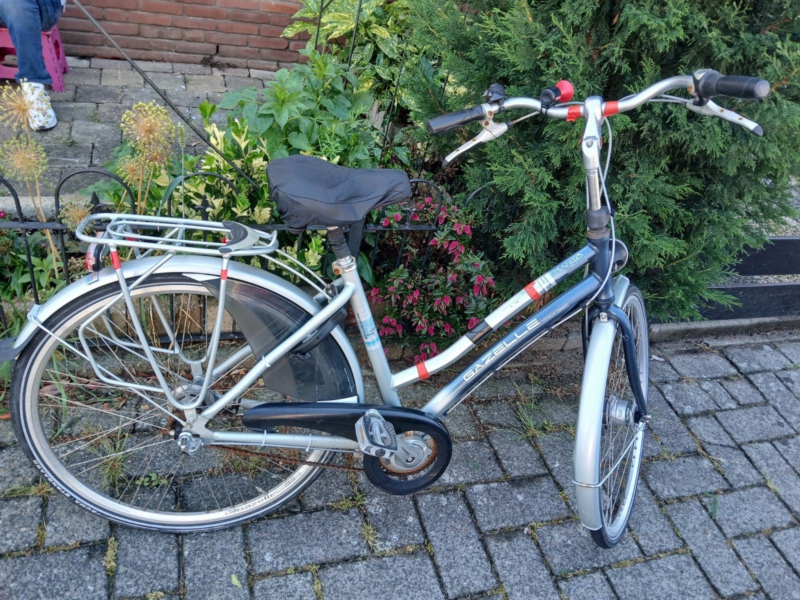 Gazelle dames fiets, Fietsen en Brommers, Fietsen | Dames | Damesfietsen, Ophalen, Gebruikt, Versnellingen, 50 tot 53 cm