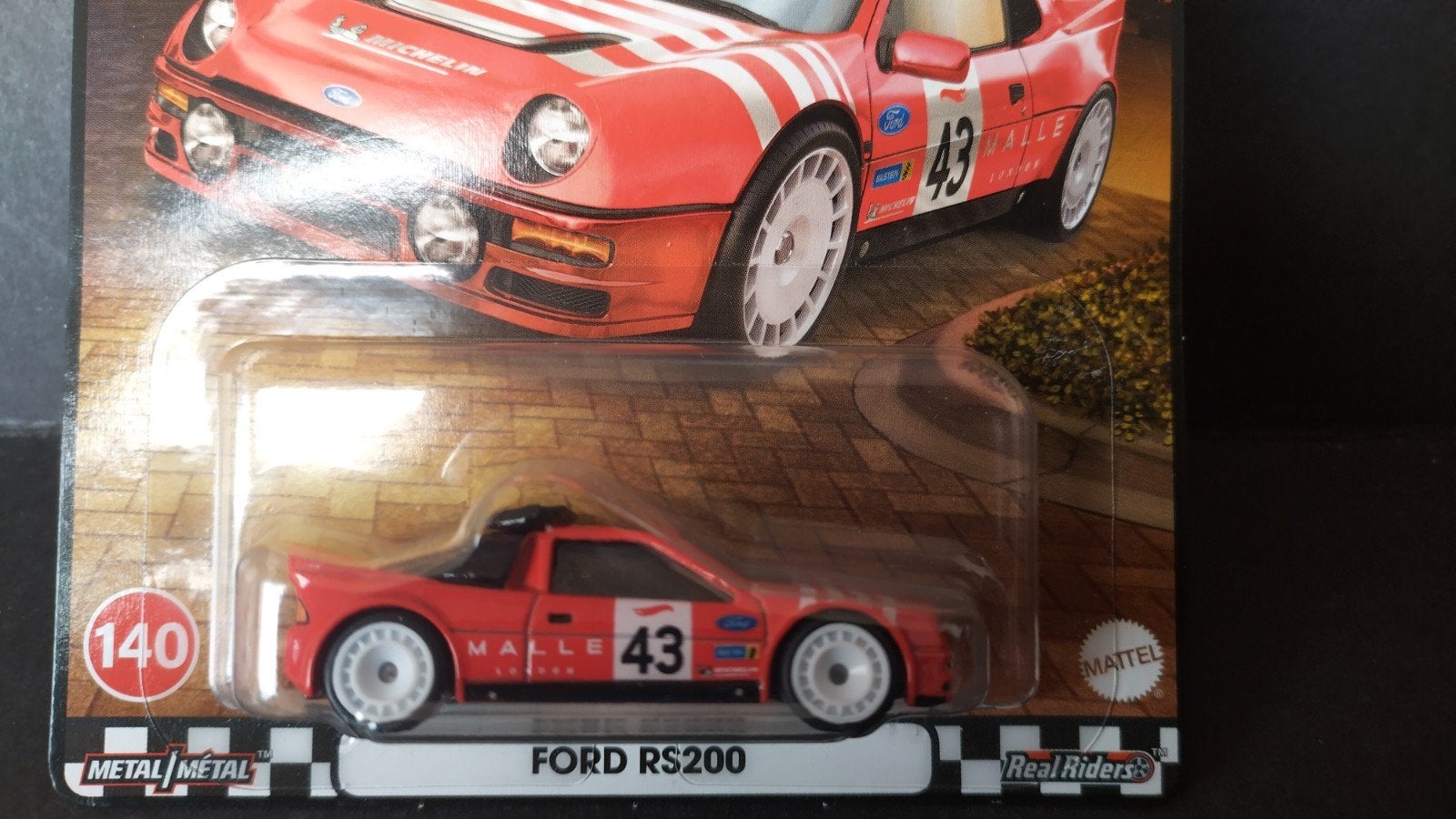 Ford Rs 200 Gr B. rally 1:64 Hotwheels  Premium Pol, Auto, Verzenden, Nieuw, M