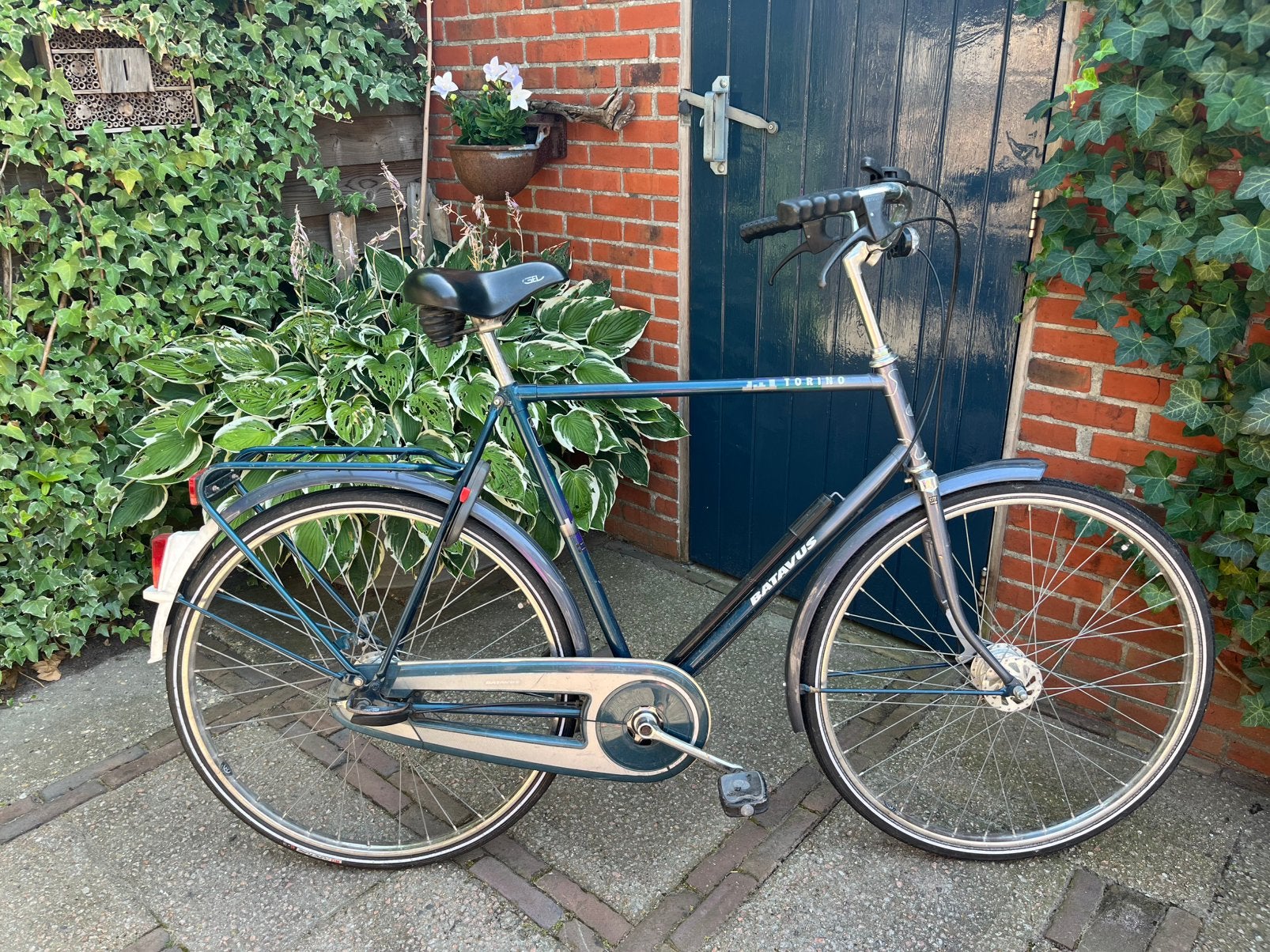 Heren fiets, batavus, Ophalen